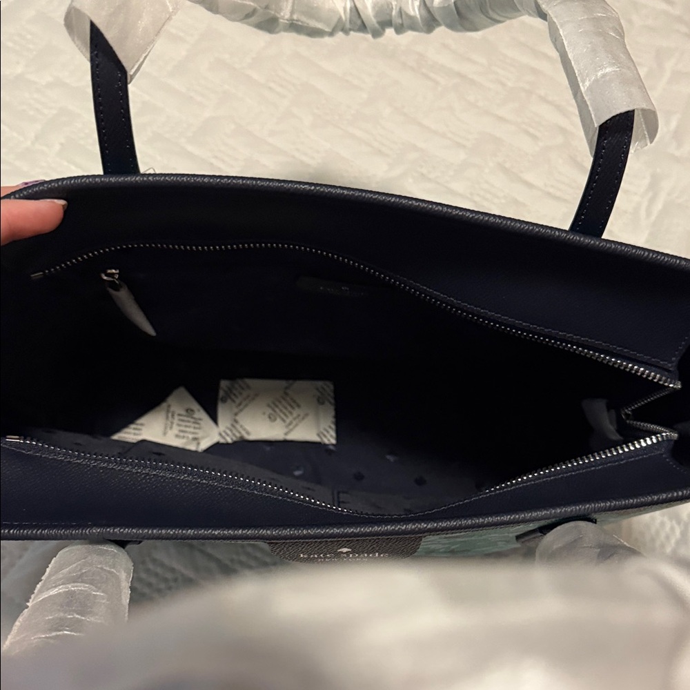 kate spade Green Floral Tote Bag - Picture 2 of 8